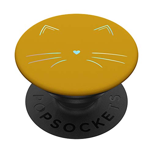 Regenbogen Katzengesicht Katze Orange PopSockets PopGrip: Ausziehbarer Sockel und Griff für Handys/Tablets mit Tauschbarem Top Regenbogen Katzengesicht Katze Orange PopSockets PopGrip: Ausziehbarer Sockel und Griff für Handys/Tablets mit Tauschbarem Top von Designs for Girls