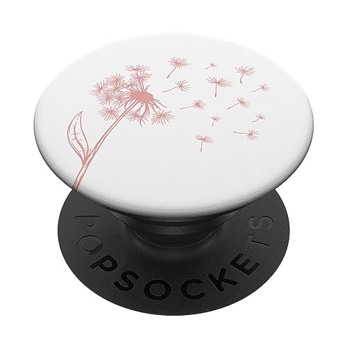 Rosa Weiß Pusteblume PopSockets mit austauschbarem PopGrip von Designs for Girls