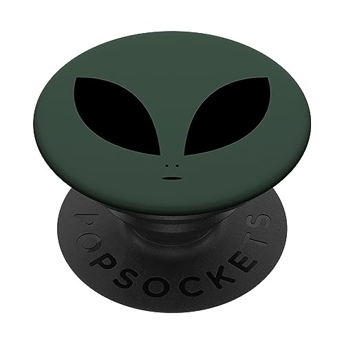 Schwarz Dunkelgrün Alien PopSockets mit austauschbarem PopGrip von Designs for Girls