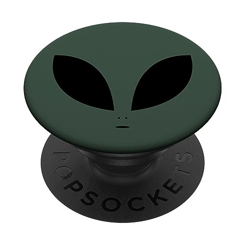 Schwarz Dunkelgrün Alien PopSockets mit austauschbarem PopGrip Schwarz Dunkelgrün Alien PopSockets mit austauschbarem PopGrip von Designs for Girls