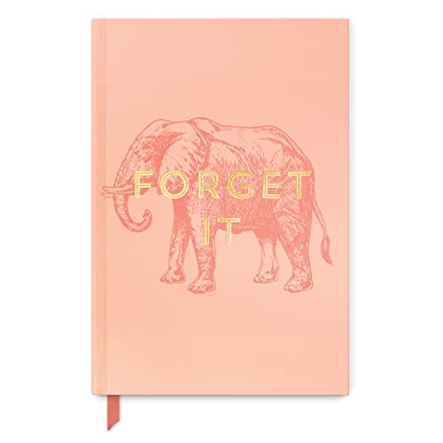 Designworks Ink Vintage Sass JB86-1101EU Notizbuch, A5, Hardcover, Forget It, 14,6 x 21,6 cm, Rosa von Designworks Ink