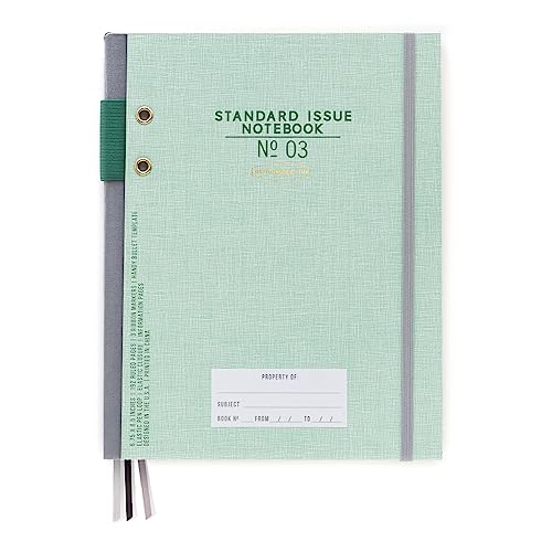 Zum Anmalen Tinte Standard Issue Buchgebundenes Persönlichen Tagebuch, 19,7 x 21,6 cm Grün grün von Designworks Ink