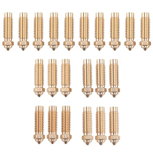 Desikixudy 22-Teiliges MessingdüSen-Set für Neptune 4 Plus, 3D-Drucker-DüSen-Set für Neptune 4 Plus/Neptune 4 Max Desikixudy 22-Teiliges MessingdüSen-Set für Neptune 4 Plus, 3D-Drucker-DüSen-Set für Neptune 4 Plus/Neptune 4 Max von Desikixudy