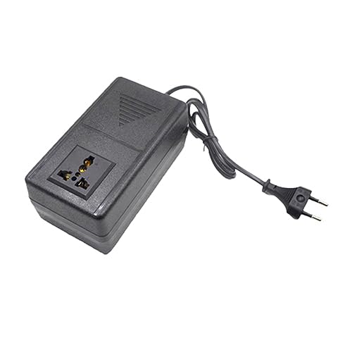 Desikixudy 300W Spannungswandler 220V auf 110V Transformator Abwärtstransformator Spannungswandler Reiseadapter Langlebig Schwarz EU-Stecker von Desikixudy