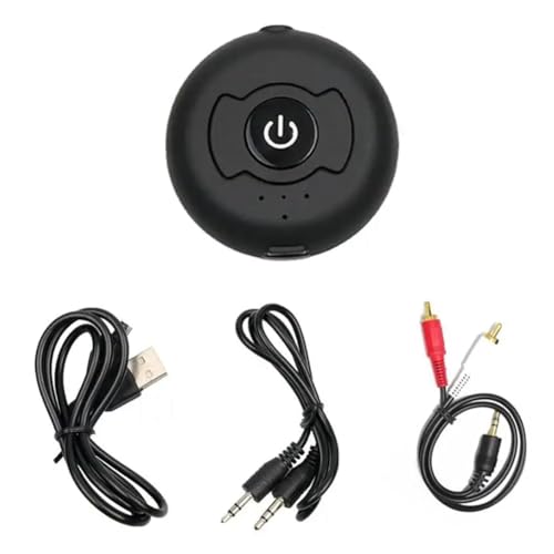 Desikixudy 5.0 Bluetooth-Audio-Sender für TV, PC, 2 Kopfhörer Verbinden, 3,5 mm AUX, Stereo-Wireless-Adapter mit Geringer Latenz, Langlebig, Einfache Installation von Desikixudy
