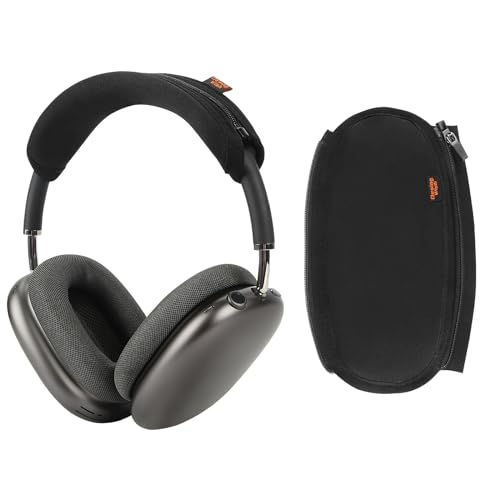 Desing Wish Kopfhörer Kopfband Abdeckung Schutz Kopfband Ersatz Polster Abdeckung Kompatibel mit Apple AirPods Max Kopfhörern Headband Cover Waschbar Kopfband Schutz Kopfhörer überzug Stoff von Desing Wish