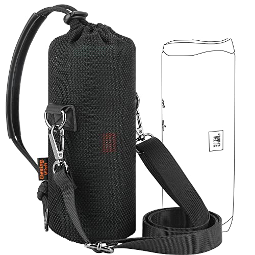 Desing Wish Lautsprecher Schutzhülle Kompatibel mit JBL Flip 5/ Flip 6 Tragbarer Bluetooth Lautsprecher Hülle Anti-Kratzer Reisetasche Flip 5 6 Aufbewahrungstasche mit Detachable Schultergurt Zubehör von Desing Wish