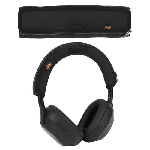 Desing Wish WH-1000XM5 Kopfhörer Kopfband Abdeckung Schutz Kopfband Ersatz Polster Abdeckung Kompatibel mit Sony WH-1000XM5 Kopfhörern Headband Cover Waschbar Kopfband Schutz (Schwarz) von Desing Wish