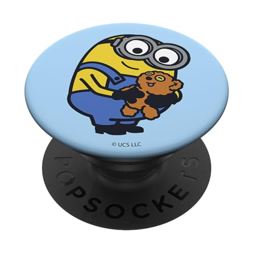 Despicable Me Minions Bob Holding Teddy Bear PopSockets Klebender PopGrip Despicable Me Minions Bob Holding Teddy Bear PopSockets Klebender PopGrip von Minions