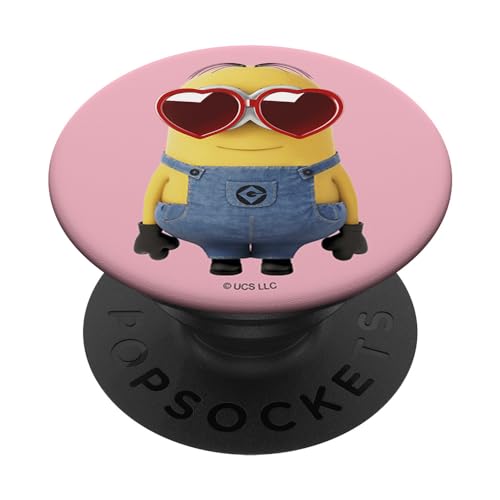 Despicable Me Minions Dave Valentine's Day Heart Glasses PopSockets Klebender PopGrip Despicable Me Minions Dave Valentine's Day Heart Glasses PopSockets Klebender PopGrip von Minions