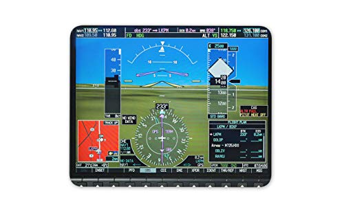 Flight Simulator HUD Flugzeuglandung Mauspad Pad - Dads Computer-Geschenk # 16224 von Destination Vinyl Ltd