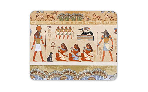Hieroglyphischen Carvings Mauspad Pad - Das alte Ägypten Pharao Geschenk-Computer # 14227 von Destination Vinyl Ltd