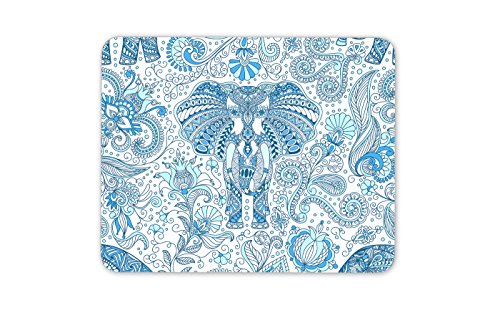 Indischer Elefant Mauspad Pad Reise Spiritual-Mamma-Geschenk Computer PC-Geschenk # 8165 von Destination Vinyl Ltd