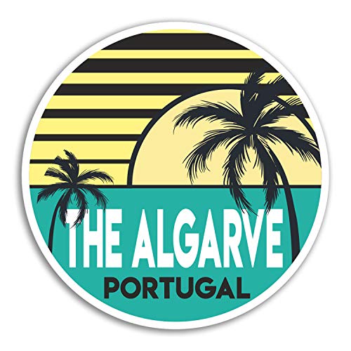 Vinyl-Aufkleber, Motiv: Algarve Portugal, 10 cm, 2 Stück, #18624 (10 cm breit) von Destination Vinyl Ltd
