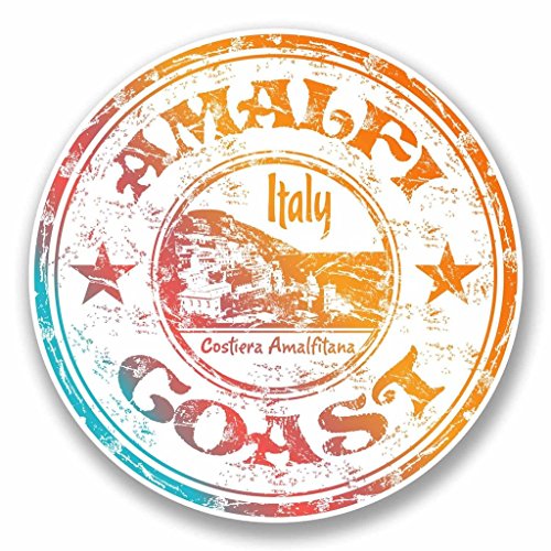 2 x Amalfi Küste Italien Vinyl Aufkleber Aufkleber Laptop Auto Reise Gepäck Label Tag # 9703 - 10cm/100mm Wide 2 x Amalfi Küste Italien Vinyl Aufkleber Aufkleber Laptop Auto Reise Gepäck Label Tag # 9703 - 10cm/100mm Wide von DestinationVinyl