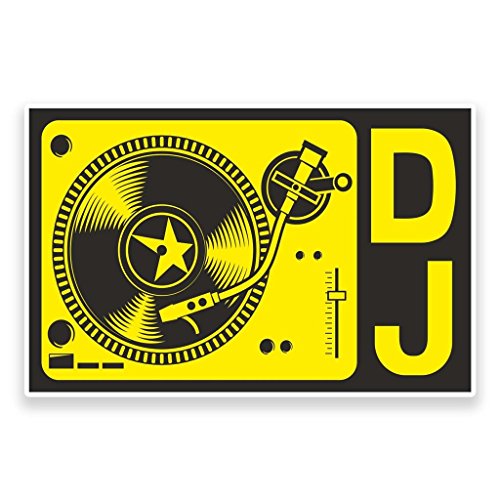 2 x DJ Vinyl Aufkleber Aufkleber Laptop Auto Reise Gepäck Label Tag # 9321 - 10cm/100mm Wide von DestinationVinyl