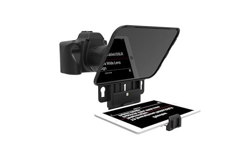 Desview T3 Teleprompter mit Fernbedienung für Smartphone Tablet Kamera DSLR Weitwinkelobjektiv für bis zu 11 Zoll, iOS/Android-kompatible App für das Interview VLOG Videoaufzeichnung Desview T3 Teleprompter mit Fernbedienung für Smartphone Tablet Kamera DSLR Weitwinkelobjektiv für bis zu 11 Zoll, iOS/Android-kompatible App für das Interview VLOG Videoaufzeichnung von Desview