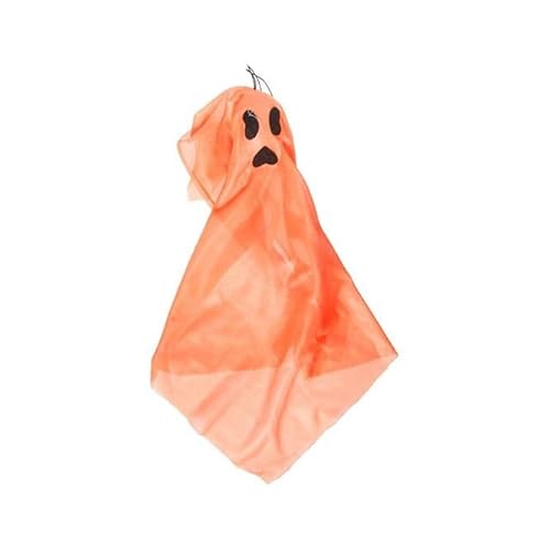 DGA - Halloween Decoration 50 cm - Orange ghost w. LED (7115057) von Det Gamle Apotek