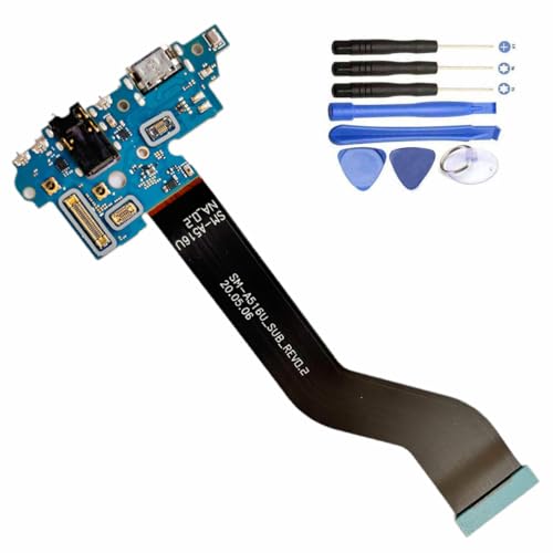 Galaxy A51 5G USB Ladeanschluss Flex Kabel Ersatz Reparatur Teil Typ C Ladegerät Dock Board Flex Kabel Connector Kompatibel mit Samsung A51 5G A516U + Reparaturwerkzeug Galaxy A51 5G USB Ladeanschluss Flex Kabel Ersatz Reparatur Teil Typ C Ladegerät Dock Board Flex Kabel Connector Kompatibel mit Samsung A51 5G A516U + Reparaturwerkzeug von Detaiyl