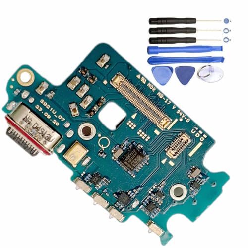 Galaxy S24 5G USB Ladeanschluss Flexkabel Ersatz Reparatur Teil Typ C Ladegerät Dock Board Flex Kabel Connector Kompatibel mit Samsung S24 S921 (SM-S921U)+ Reparaturwerkzeug von Detaiyl
