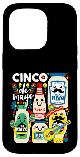 Cinco De Mayo 5 süße Kawaii-Mayonnaise-Gläser mit festlicher Grafik Hülle für iPhone 15 Pro Cinco De Mayo 5 süße Kawaii-Mayonnaise-Gläser mit festlicher Grafik Hülle für iPhone 15 Pro von Detour Shirts
