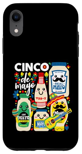 Cinco De Mayo 5 süße Kawaii-Mayonnaise-Gläser mit festlicher Grafik Hülle für iPhone XR Cinco De Mayo 5 süße Kawaii-Mayonnaise-Gläser mit festlicher Grafik Hülle für iPhone XR von Detour Shirts