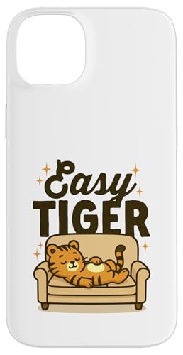 Easy Tiger Kawaii-Katze schläft auf einer Couch lustig müde Nickerchen Hülle für iPhone 14 Plus Easy Tiger Kawaii-Katze schläft auf einer Couch lustig müde Nickerchen Hülle für iPhone 14 Plus von Detour Shirts