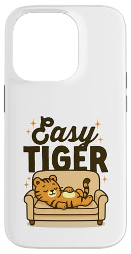 Easy Tiger Kawaii-Katze schläft auf einer Couch lustig müde Nickerchen Hülle für iPhone 14 Pro Easy Tiger Kawaii-Katze schläft auf einer Couch lustig müde Nickerchen Hülle für iPhone 14 Pro von Detour Shirts