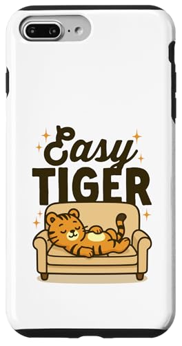 Easy Tiger Kawaii-Katze schläft auf einer Couch lustig müde Nickerchen Hülle für iPhone 7 Plus/8 Plus Easy Tiger Kawaii-Katze schläft auf einer Couch lustig müde Nickerchen Hülle für iPhone 7 Plus/8 Plus von Detour Shirts