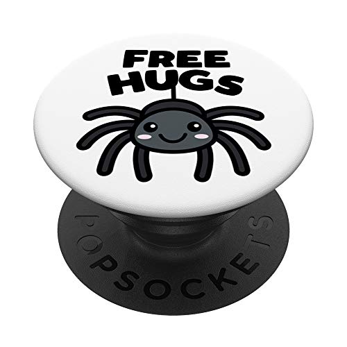 Free Hugs Süße Spinne Kawaii Halloween dunkel PopSockets mit austauschbarem PopGrip von Detour Shirts