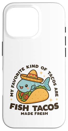 My Favorite Art Of Tacos Are Fish Tacos Made Fresh Kawaii Hülle für iPhone 16 Pro My Favorite Art Of Tacos Are Fish Tacos Made Fresh Kawaii Hülle für iPhone 16 Pro von Detour Shirts