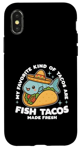 My Favorite Art Of Tacos Are Fish Tacos Made Fresh Kawaii Hülle für iPhone X/XS My Favorite Art Of Tacos Are Fish Tacos Made Fresh Kawaii Hülle für iPhone X/XS von Detour Shirts