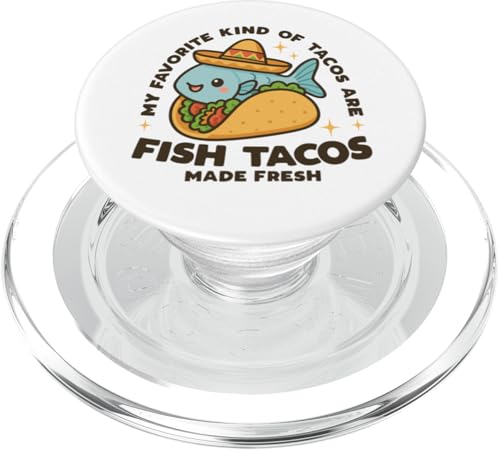 My Favorite Art Of Tacos Are Fish Tacos Made Fresh Kawaii PopSockets PopGrip für MagSafe My Favorite Art Of Tacos Are Fish Tacos Made Fresh Kawaii PopSockets PopGrip für MagSafe von Detour Shirts