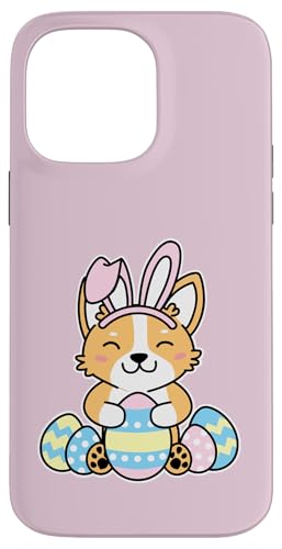 Niedliches Corgi Osterhasenkostüm Hasenohren Kawaii Grafik Hülle für iPhone 14 Pro Max Niedliches Corgi Osterhasenkostüm Hasenohren Kawaii Grafik Hülle für iPhone 14 Pro Max von Detour Shirts