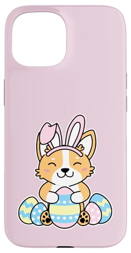 Niedliches Corgi Osterhasenkostüm Hasenohren Kawaii Grafik Hülle für iPhone 15 Niedliches Corgi Osterhasenkostüm Hasenohren Kawaii Grafik Hülle für iPhone 15 von Detour Shirts