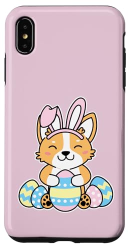Niedliches Corgi Osterhasenkostüm Hasenohren Kawaii Grafik Hülle für iPhone XS Max Niedliches Corgi Osterhasenkostüm Hasenohren Kawaii Grafik Hülle für iPhone XS Max von Detour Shirts
