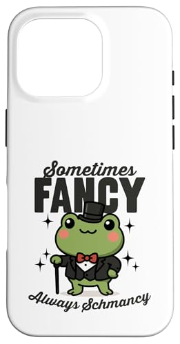 Sometimes Fancy Always Schmancy Niedlicher Kawaii-Frosch im Smoking Hülle für iPhone 16 Pro Sometimes Fancy Always Schmancy Niedlicher Kawaii-Frosch im Smoking Hülle für iPhone 16 Pro von Detour Shirts