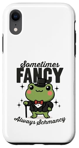 Sometimes Fancy Always Schmancy Niedlicher Kawaii-Frosch im Smoking Hülle für iPhone XR Sometimes Fancy Always Schmancy Niedlicher Kawaii-Frosch im Smoking Hülle für iPhone XR von Detour Shirts