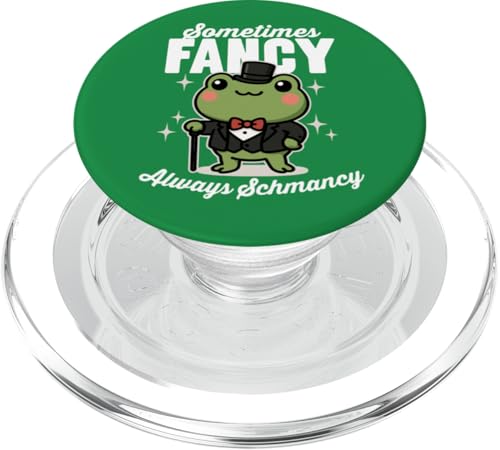 Sometimes Fancy Always Schmancy Niedlicher Kawaii-Frosch im Smoking PopSockets PopGrip für MagSafe von Detour Shirts