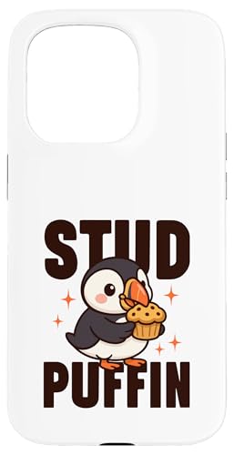 Stud Papageientaucher isst einen Muffin Niedlicher Kawaii-Vogel Lustiges Essen-Wortspiel Hülle für iPhone 15 Pro Stud Papageientaucher isst einen Muffin Niedlicher Kawaii-Vogel Lustiges Essen-Wortspiel Hülle für iPhone 15 Pro von Detour Shirts