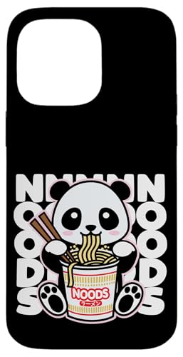 süßer Panda isst Nudeln Hülle für iPhone 14 Pro Max süßer Panda isst Nudeln Hülle für iPhone 14 Pro Max von Detour Shirts