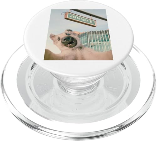 Detroit Dog Selfie Jefferson Ave Deutscher Schäferhund Michigan PopSockets PopGrip für MagSafe Detroit Dog Selfie Jefferson Ave Deutscher Schäferhund Michigan PopSockets PopGrip für MagSafe von Detroit Original Apparel
