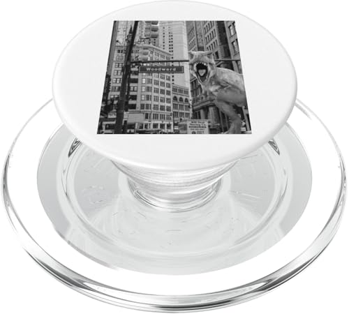Detroit Michigan Woodward Dino Takeover - Urban Dinosaurier PopSockets PopGrip für MagSafe Detroit Michigan Woodward Dino Takeover - Urban Dinosaurier PopSockets PopGrip für MagSafe von Detroit Original Apparel