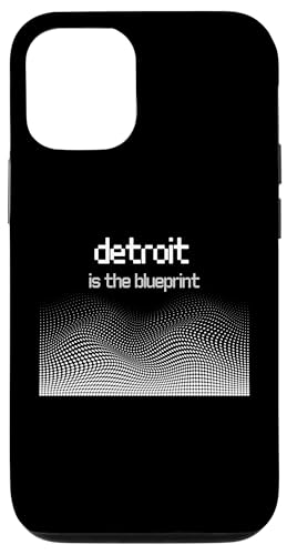 Detroit Tech Blueprint Modernes Urban Structure Design Hülle für iPhone 12/12 Pro Detroit Tech Blueprint Modernes Urban Structure Design Hülle für iPhone 12/12 Pro von Detroit Original Apparel