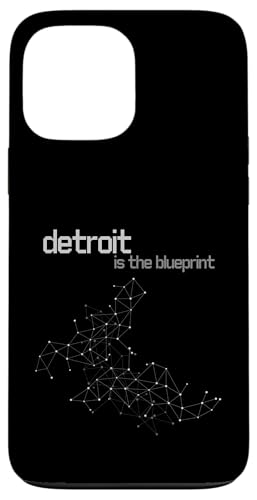 Detroit ist die Blaupause Futuristisches Tech Grid City Design Hülle für iPhone 13 Pro Max Detroit ist die Blaupause Futuristisches Tech Grid City Design Hülle für iPhone 13 Pro Max von Detroit Original Apparel