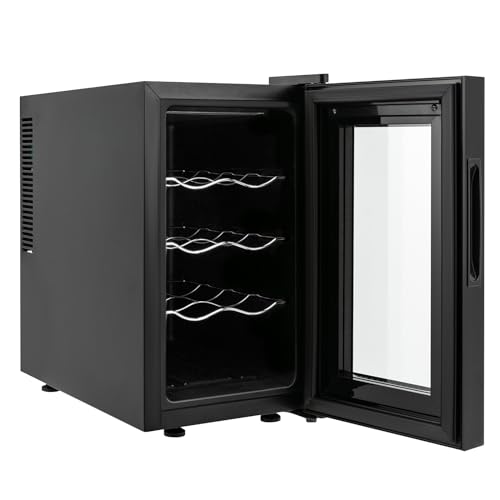Dettchan 8 Flaschen Schwarz Weinkeller, 23L Weinkühler Getränke Weinkühler Temperaturbereich 8-18℃, für Haus Büro Hotel Bar 25.8 * 50.2 * 46.5cm Dettchan 8 Flaschen Schwarz Weinkeller, 23L Weinkühler Getränke Weinkühler Temperaturbereich 8-18℃, für Haus Büro Hotel Bar 25.8 * 50.2 * 46.5cm von Dettchan