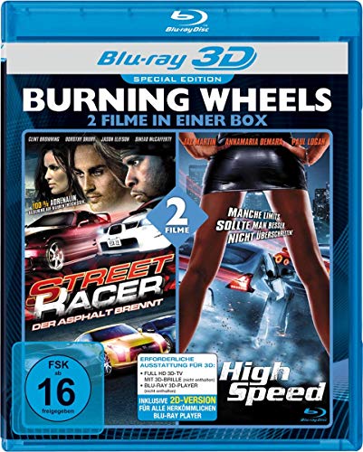 Burning Wheels: Street Racer/High Speed (inkl. 2D-Version) [3D Blu-ray] [Special Edition] von Deutsche Austrophon GmbH