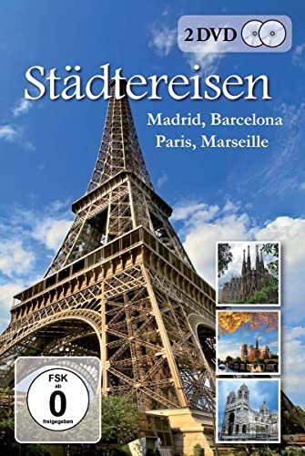 Städtereisen - Madrid, Barcelona, Paris, Marseille [2 DVDs] von Deutsche Austrophon GmbH