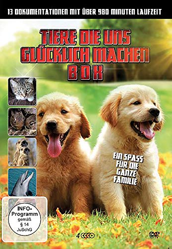 Tiere, die uns glücklich machen [4 DVDs] von Deutsche Austrophon GmbH
