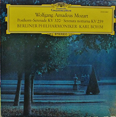 2530 082 Mozart Posthorn Serenade/Serenata Notturna BPO Karl Bohm LP von Deutsche Grammophon